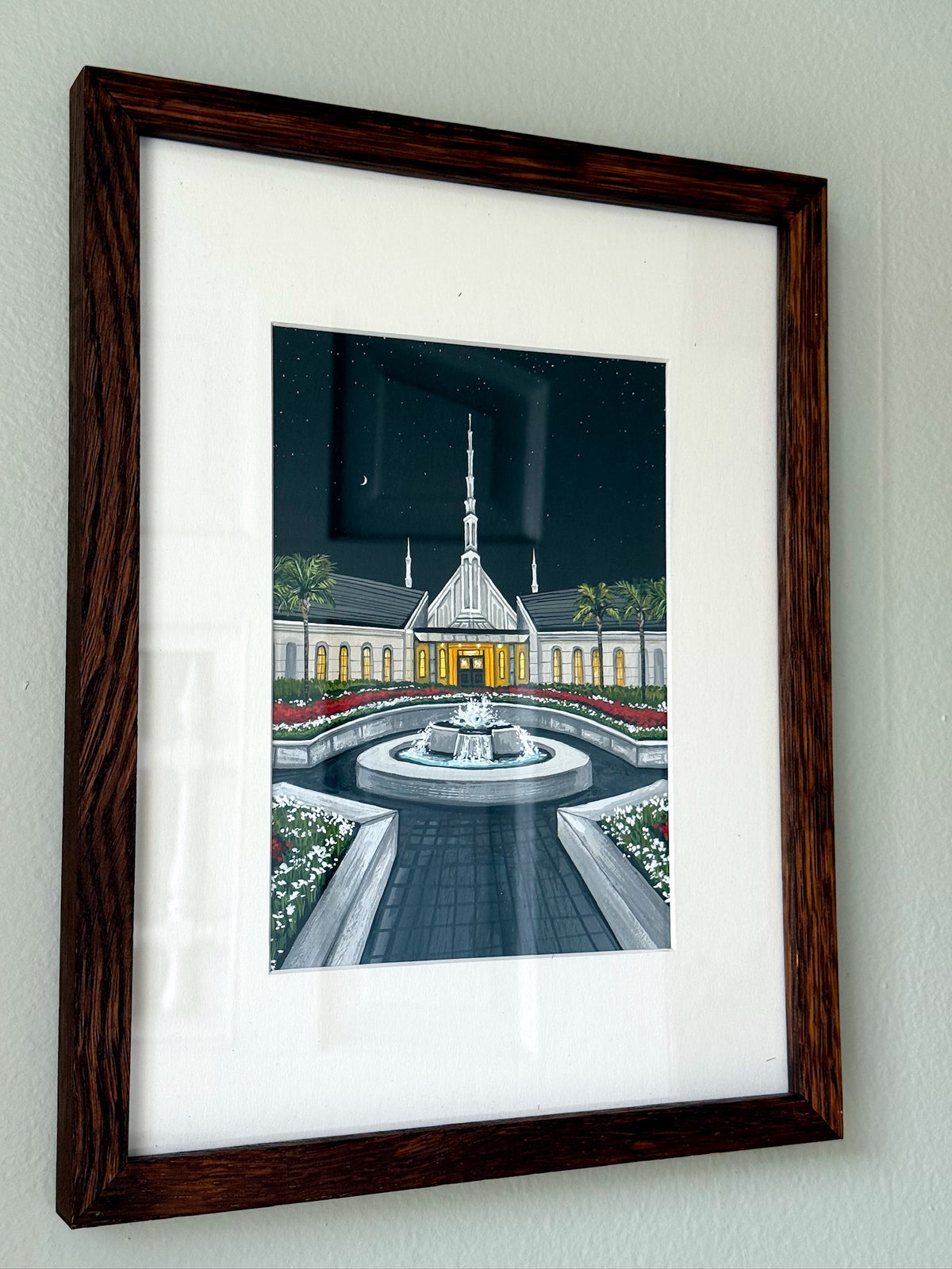 Buenos Aires Argentina Temple - Original Painting