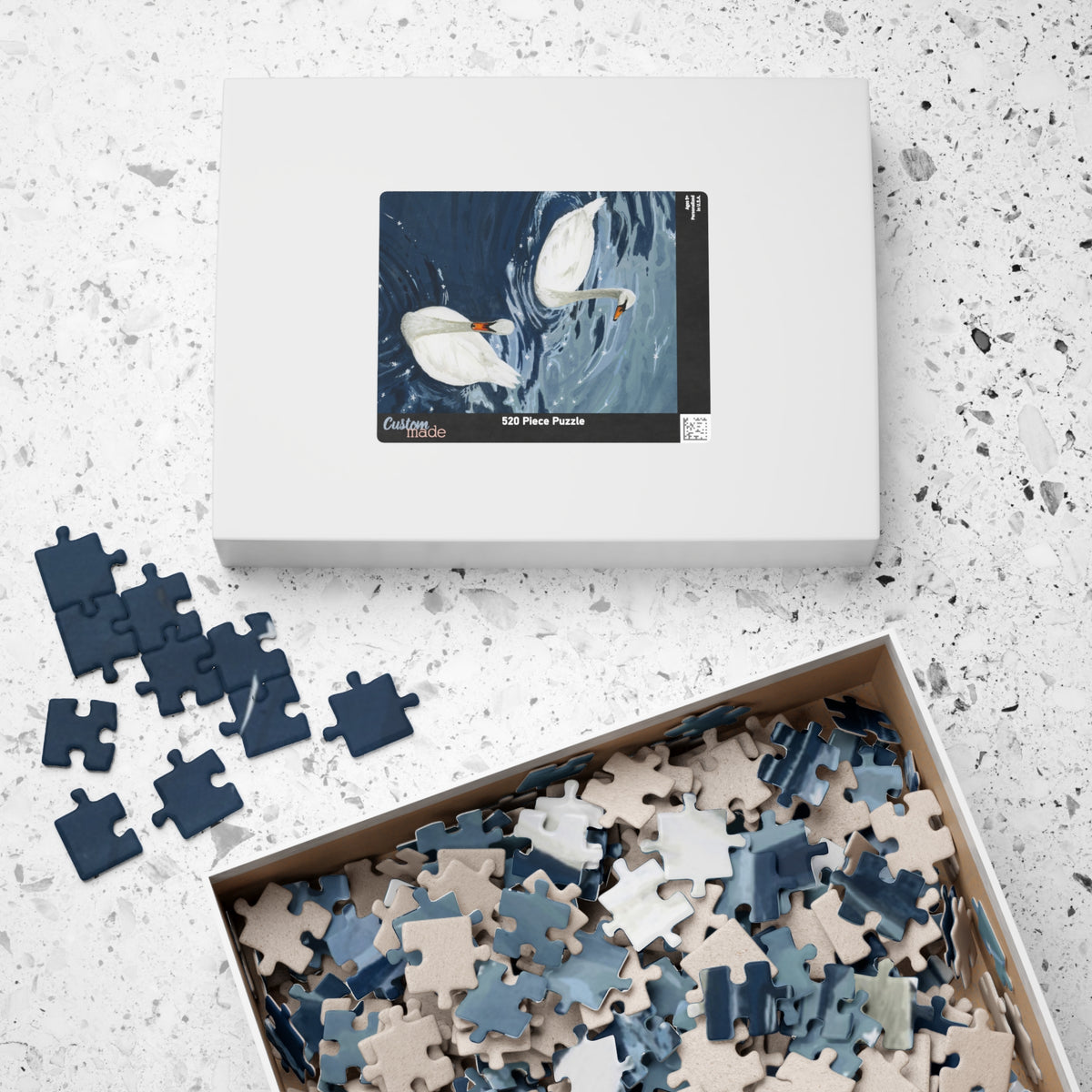 Swan Lake Puzzle (110, 252, 520 - piece)