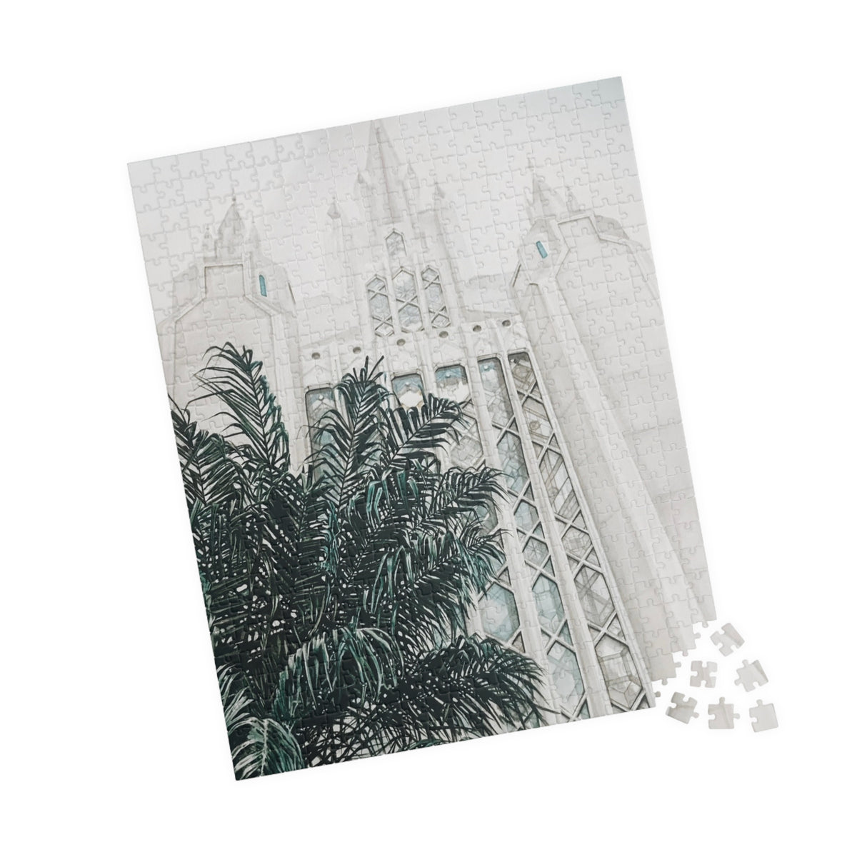 San Diego CA Temple Puzzle — (110, 252, 520 - pcs)