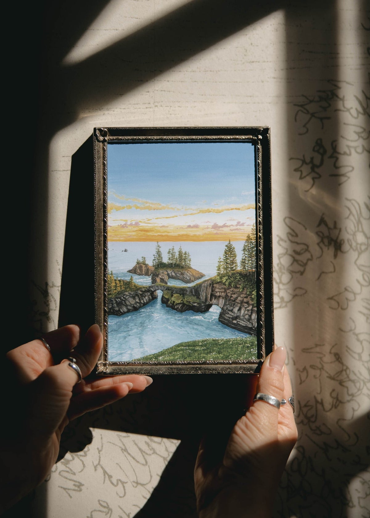 Natural Bridges, Oregon - Original Painting
