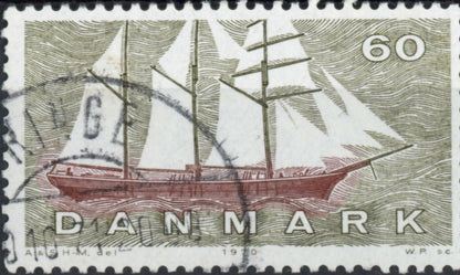 Denmark Vintage Stamp Sticker Pack
