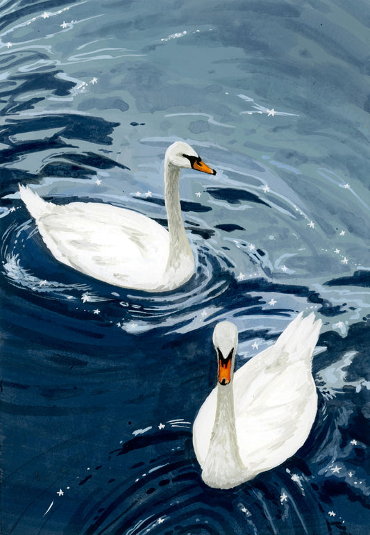 "Swan Lake" Original Painting