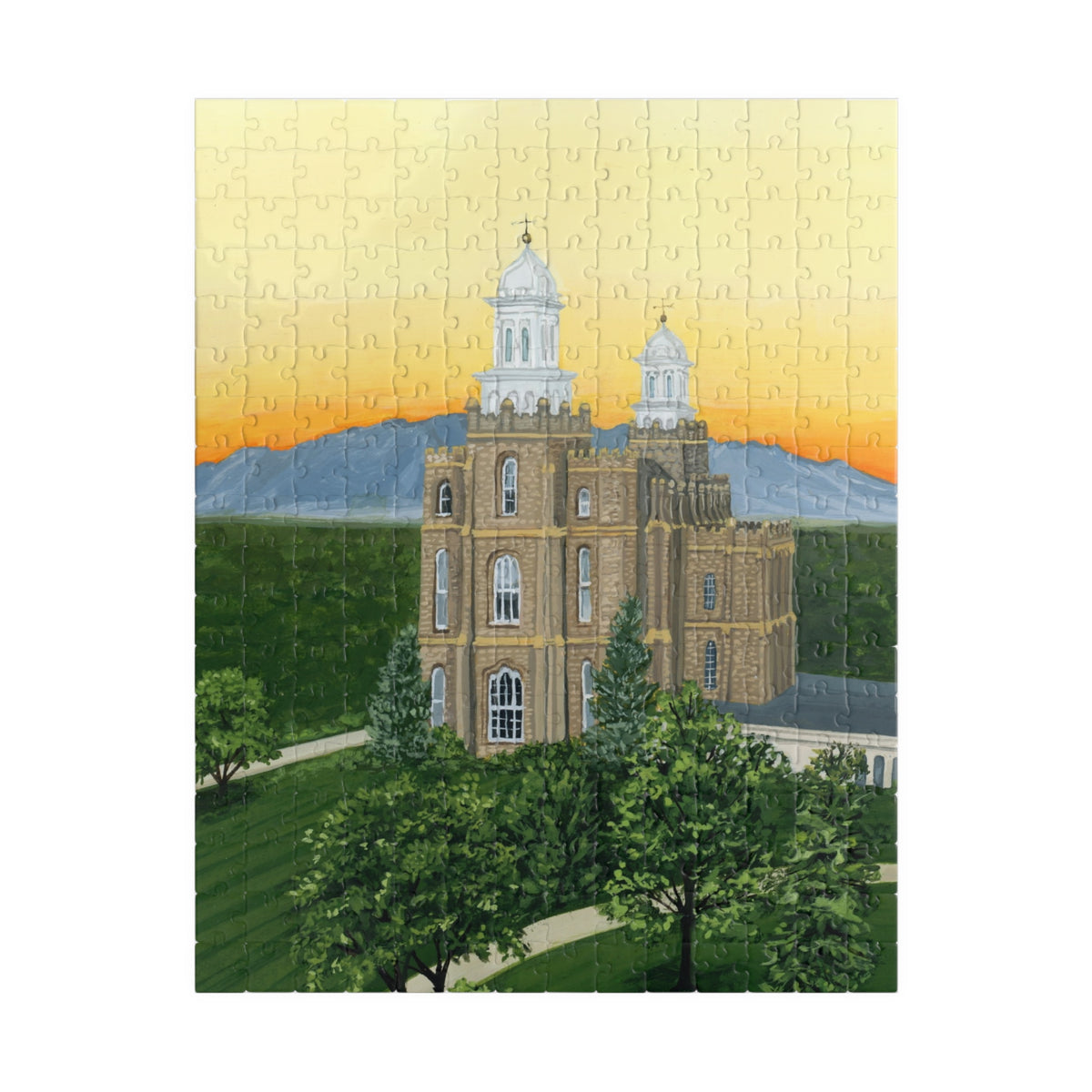Logan Utah Temple Puzzle —  (110, 252, 520 pcs)