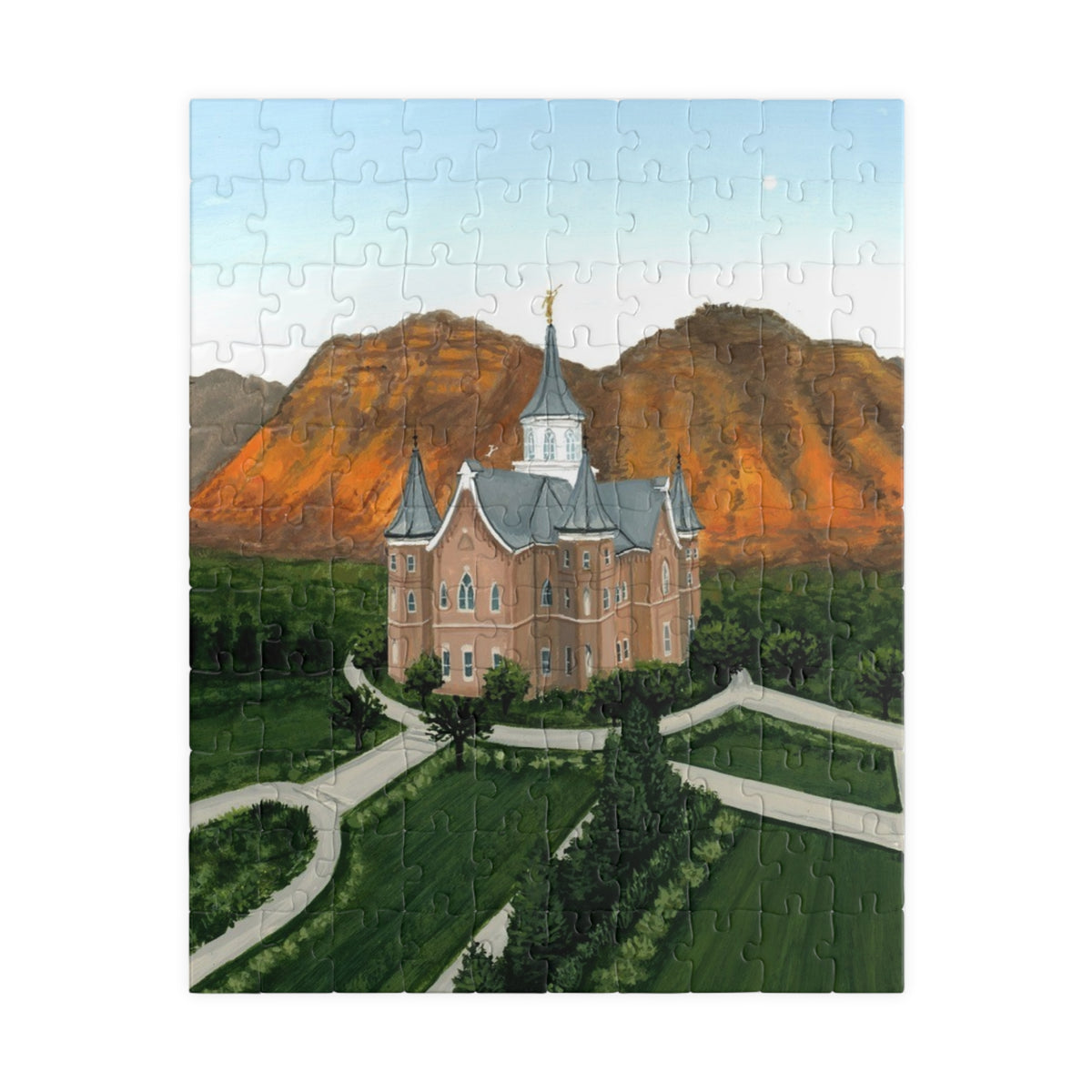 Provo City Center Temple Puzzle —  (110/252/520 pcs)