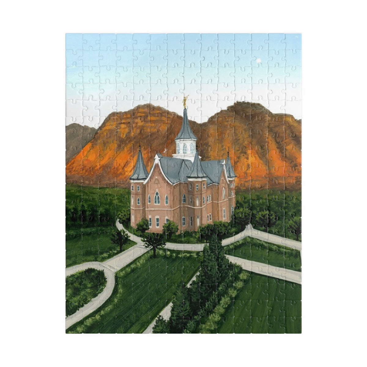 Provo City Center Temple Puzzle —  (110/252/520 pcs)