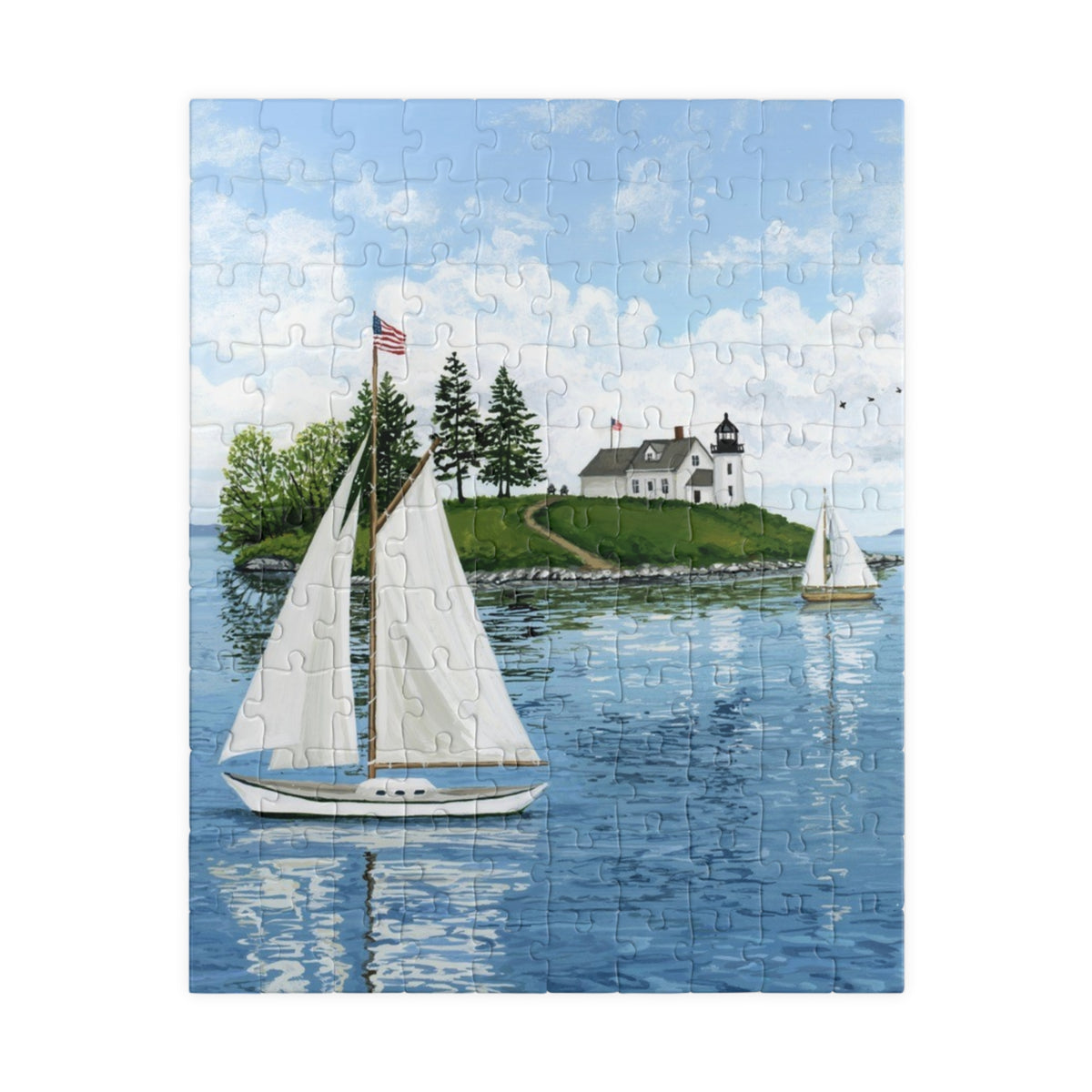 Maine Saliboat Puzzle (110, 252, 520 - pcs)