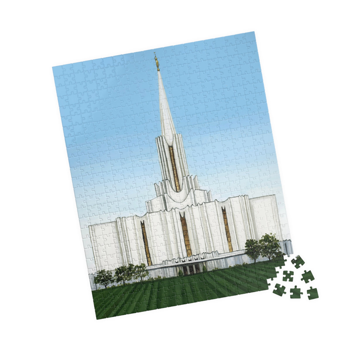Jordan River, Utah Temple Puzzle (110/252/520 pcs)