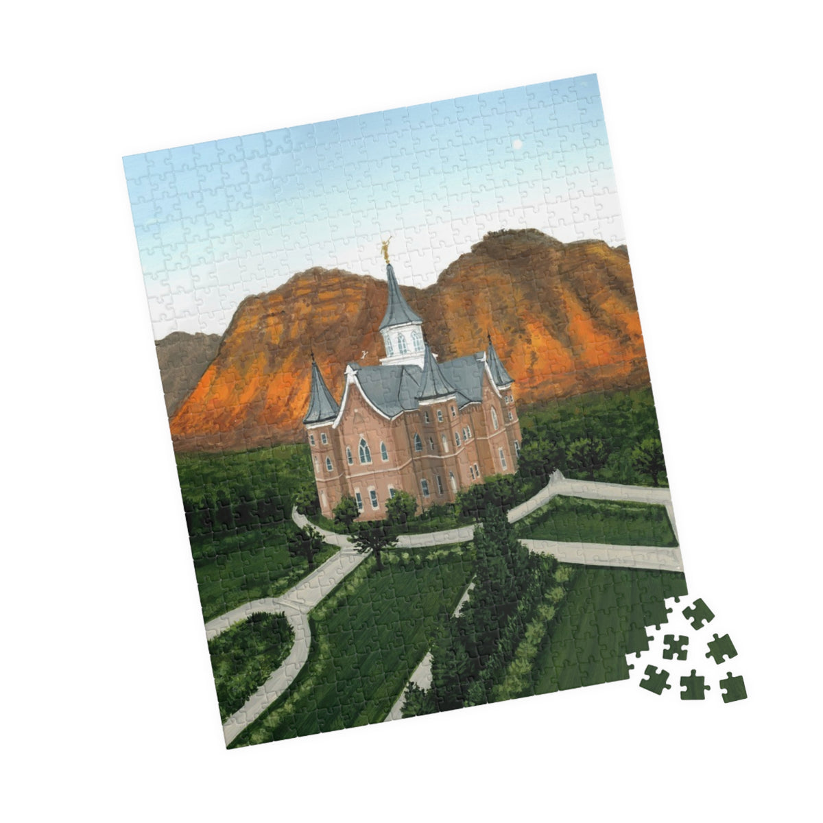 Provo City Center Temple Puzzle —  (110/252/520 pcs)