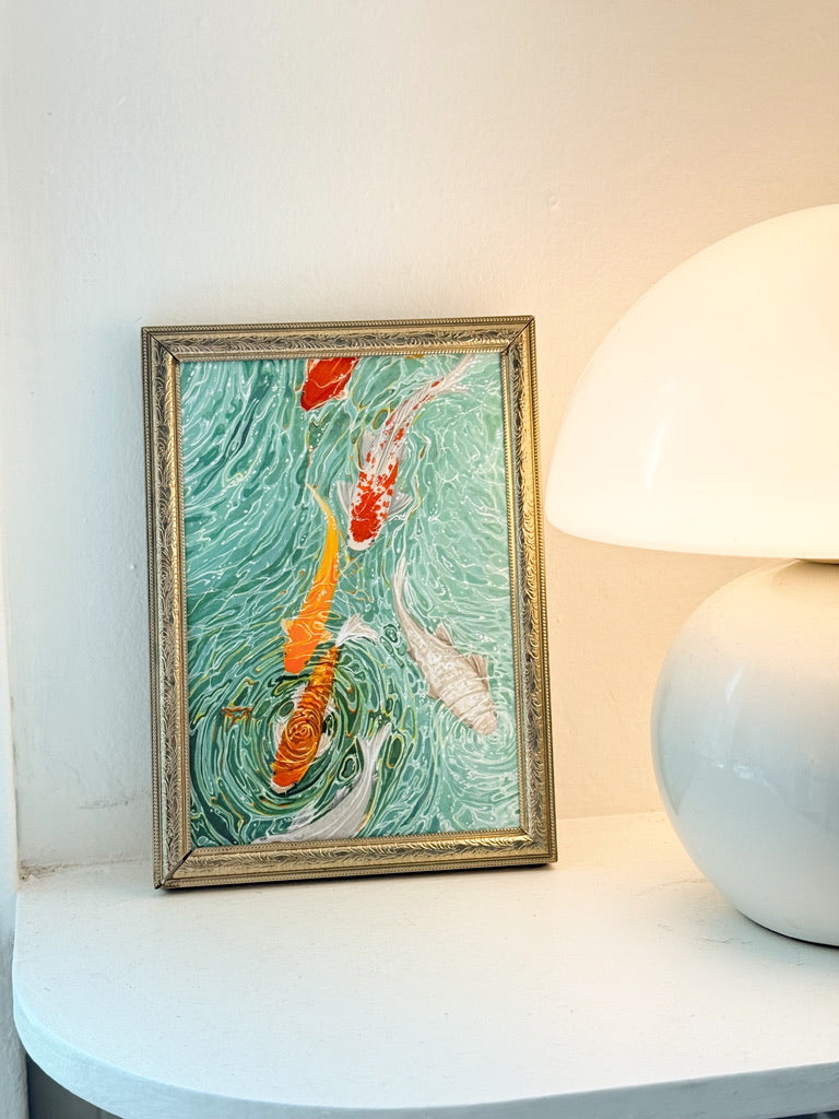 Koi fish print