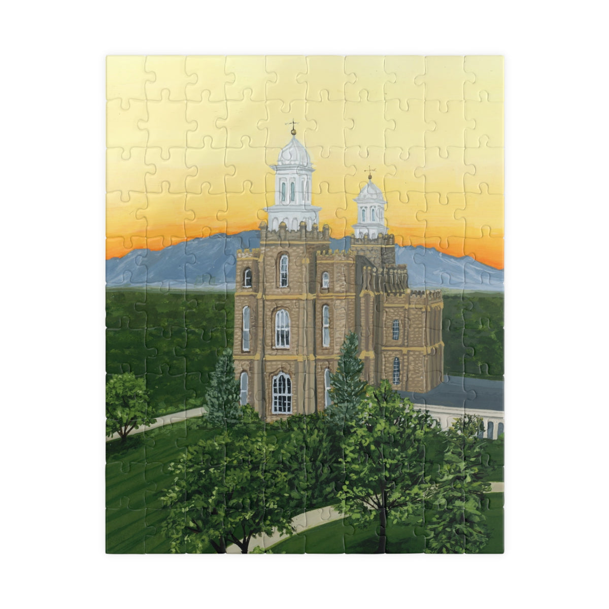 Logan Utah Temple Puzzle —  (110, 252, 520 pcs)