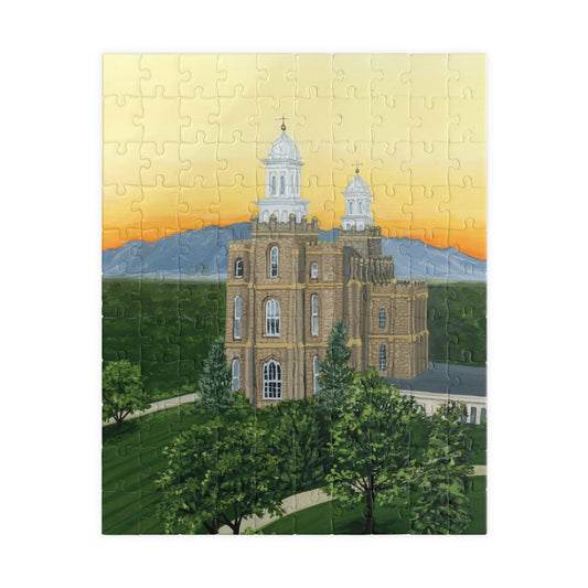 Logan Utah Temple Puzzle —  (110, 252, 520 pcs)