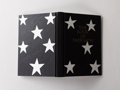 B&W Stars - Painted Book of Mormon