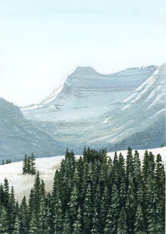"Snowy Sundance" Original Painting