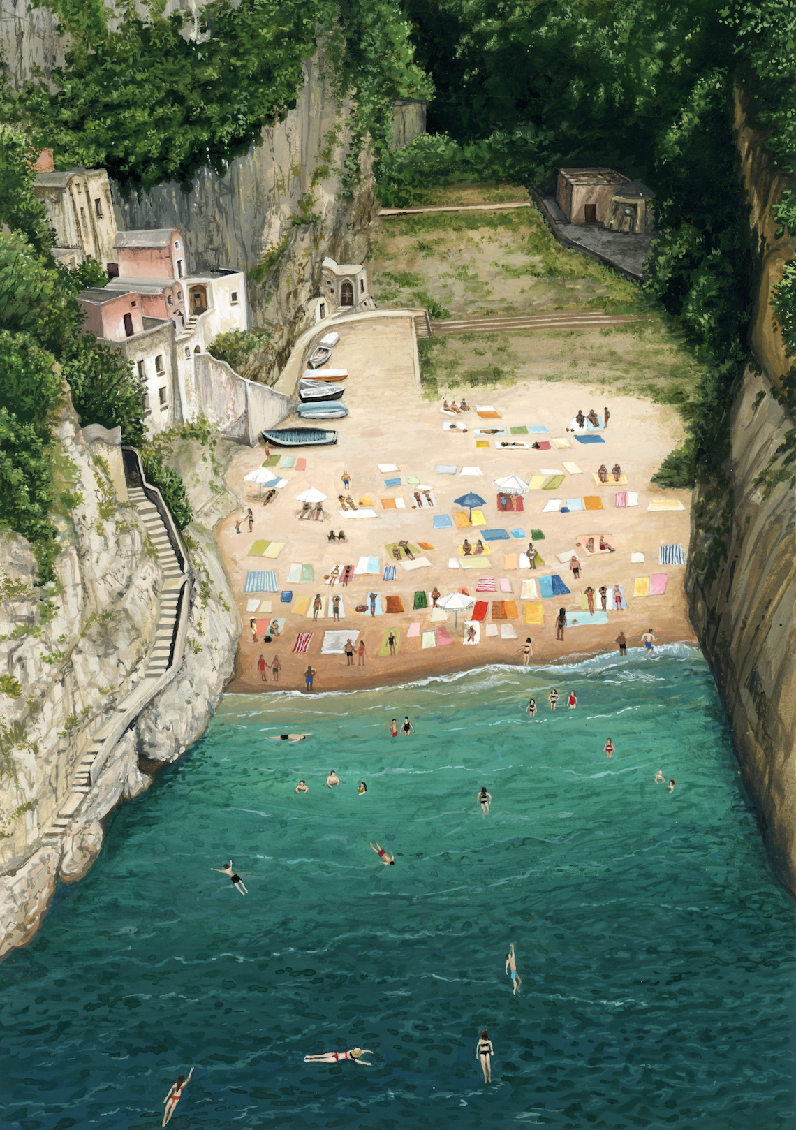 Italy - August Print