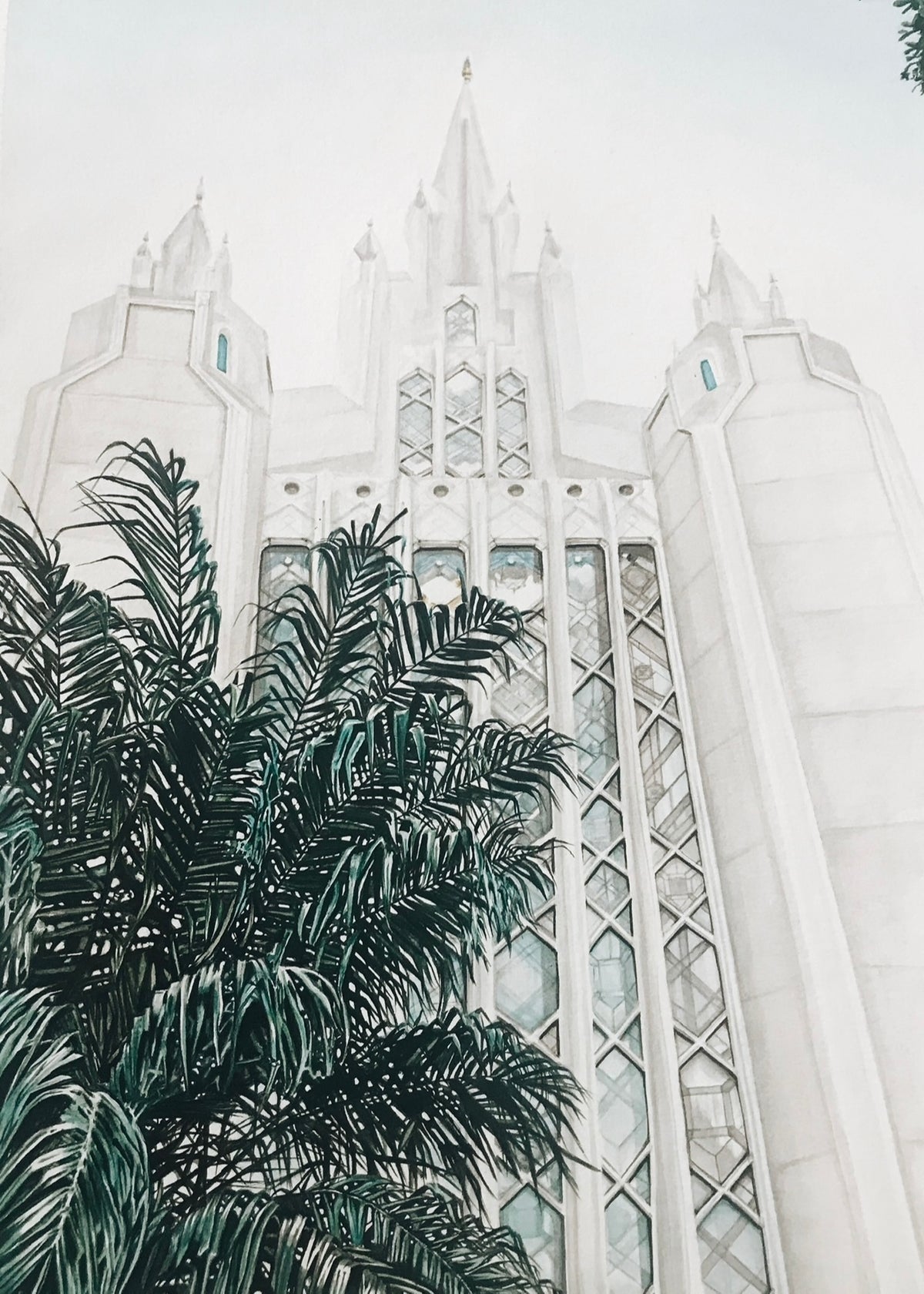 San Diego, California LDS Temple Print
