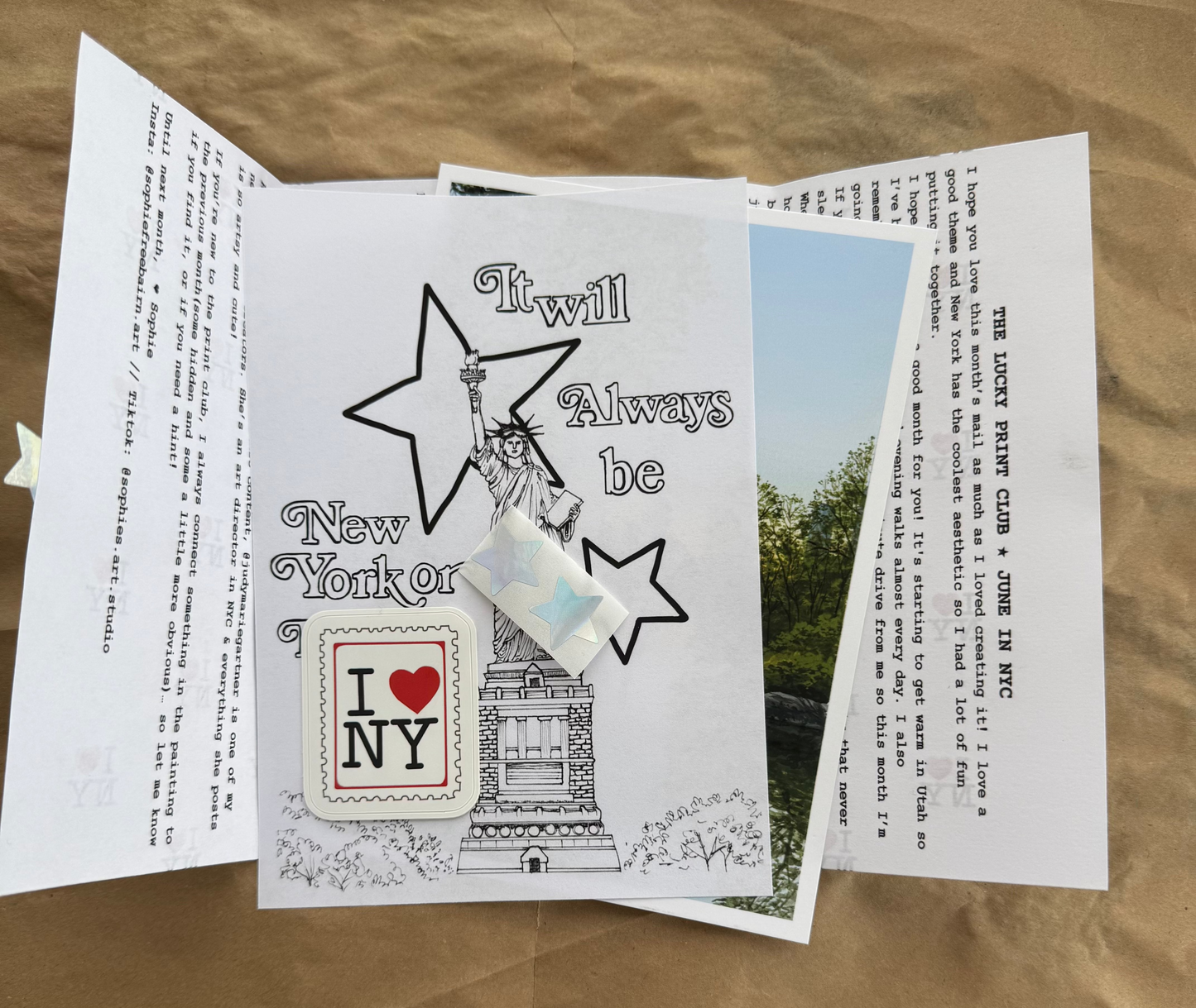 New York City, June Print