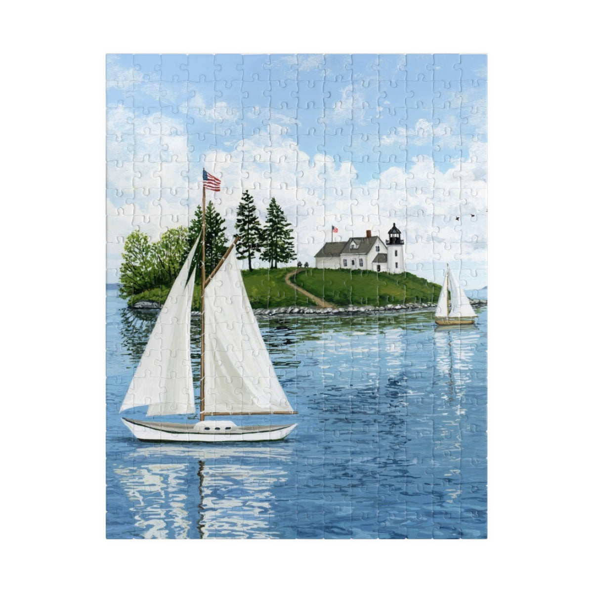Maine Saliboat Puzzle (110, 252, 520 - pcs)