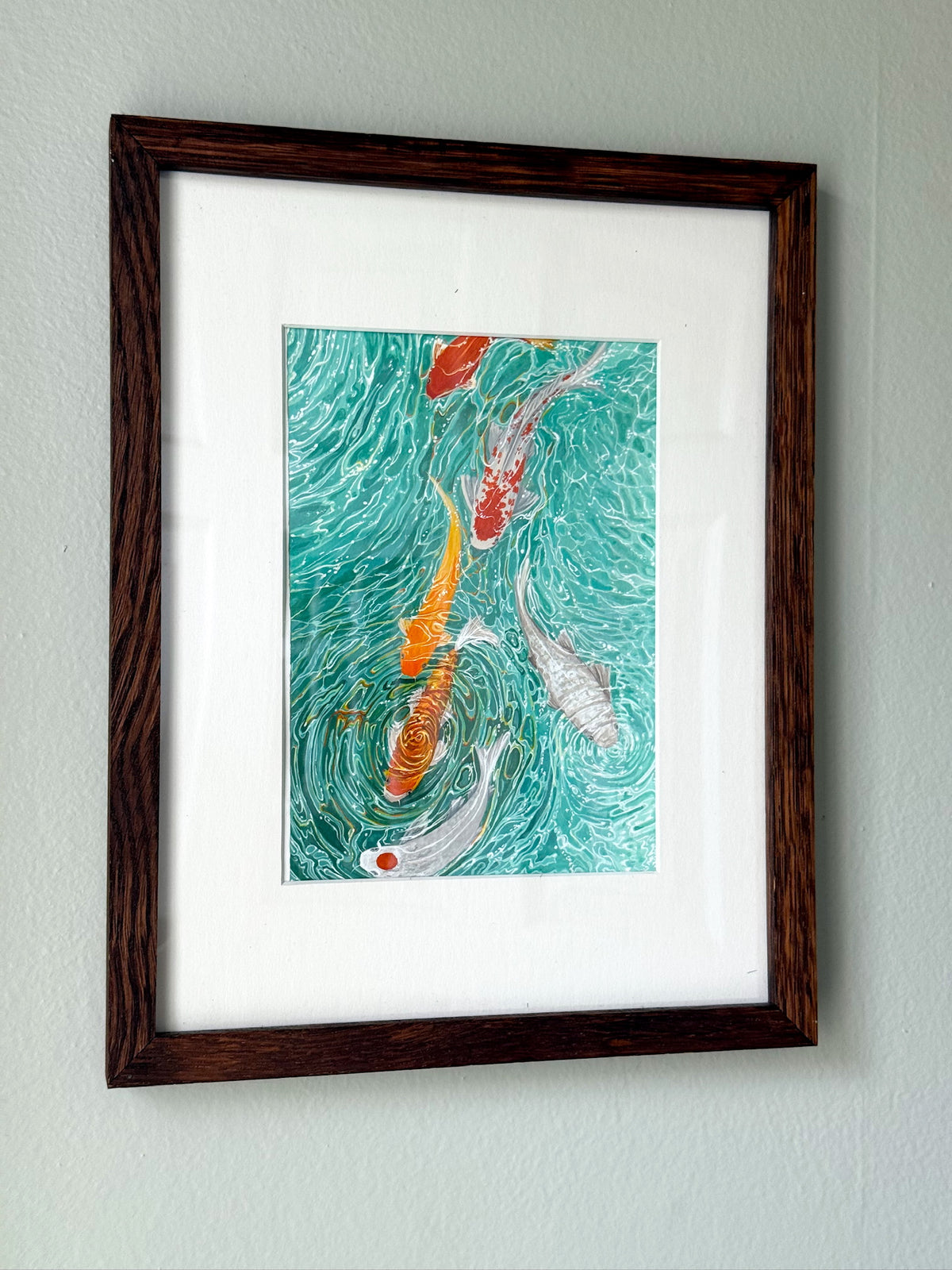 Koi fish print