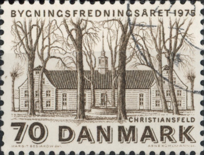 Denmark Vintage Stamp Sticker Pack