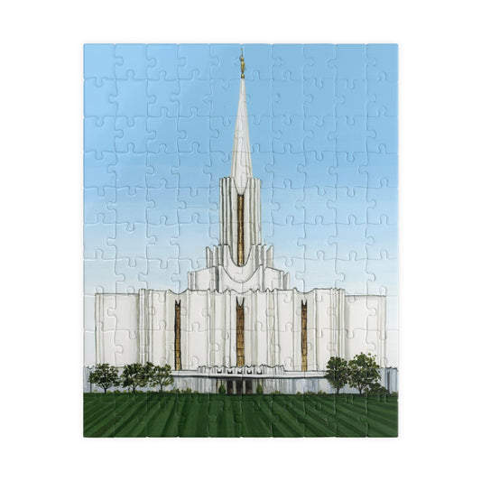 Jordan River, Utah Temple Puzzle (110/252/520 pcs)