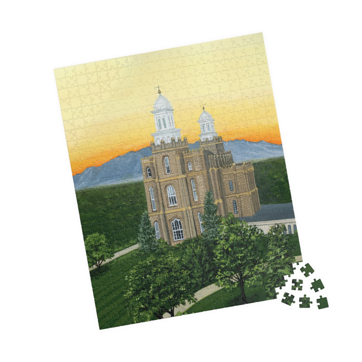 Logan Utah Temple Puzzle —  (110, 252, 520 pcs)