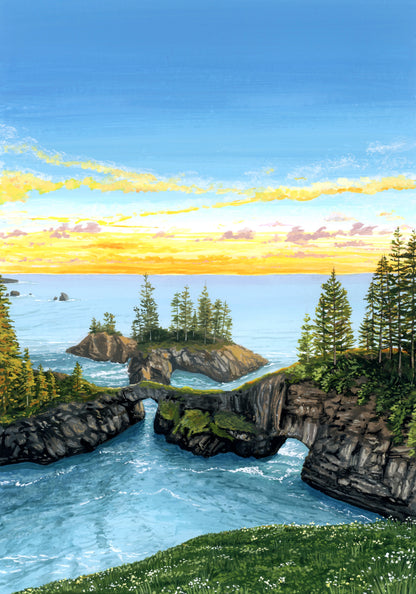Feb Print - Natural Bridges, Oregon