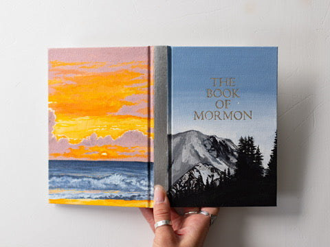Sunset Beach - Painted Book of Mormon