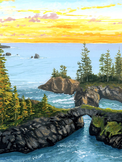 Feb Print - Natural Bridges, Oregon