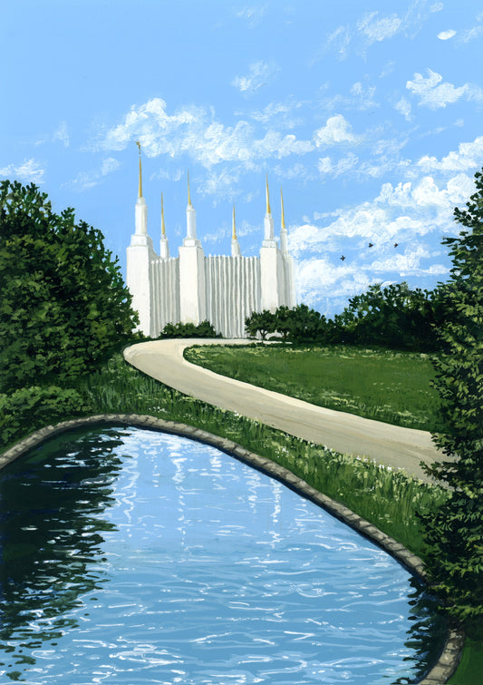 Washington DC Temple Print