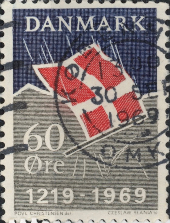 Denmark Vintage Stamp Sticker Pack