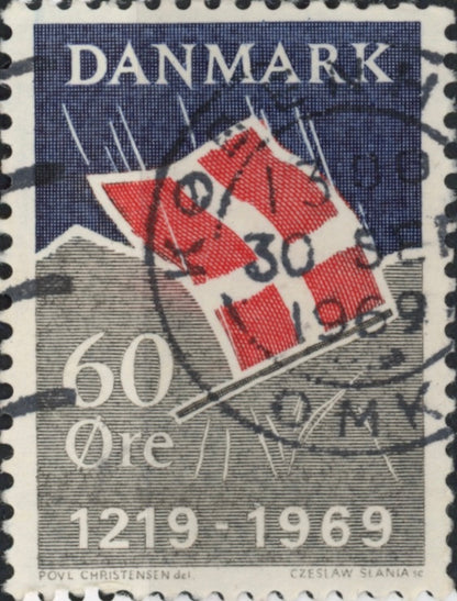 Denmark Vintage Stamp Sticker Pack
