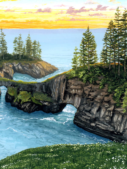 Feb Print - Natural Bridges, Oregon