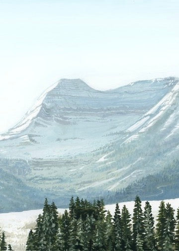 "Snowy Sundance" Original Painting