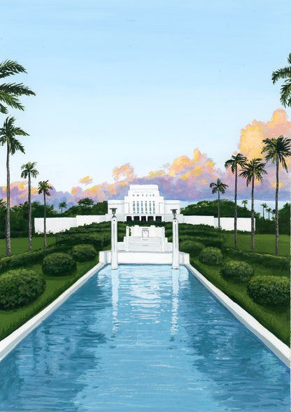 Laie, Hawaii Temple Print