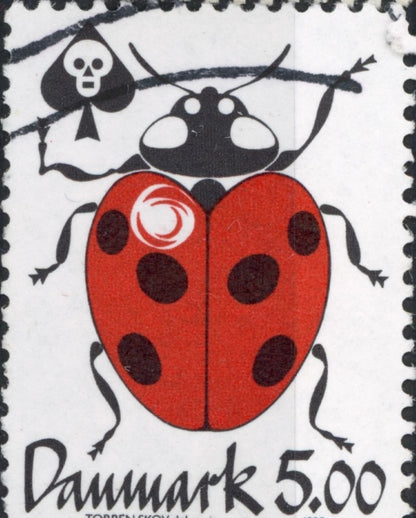 Denmark Vintage Stamp Sticker Pack