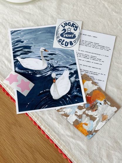 "Swan Lake" April Print