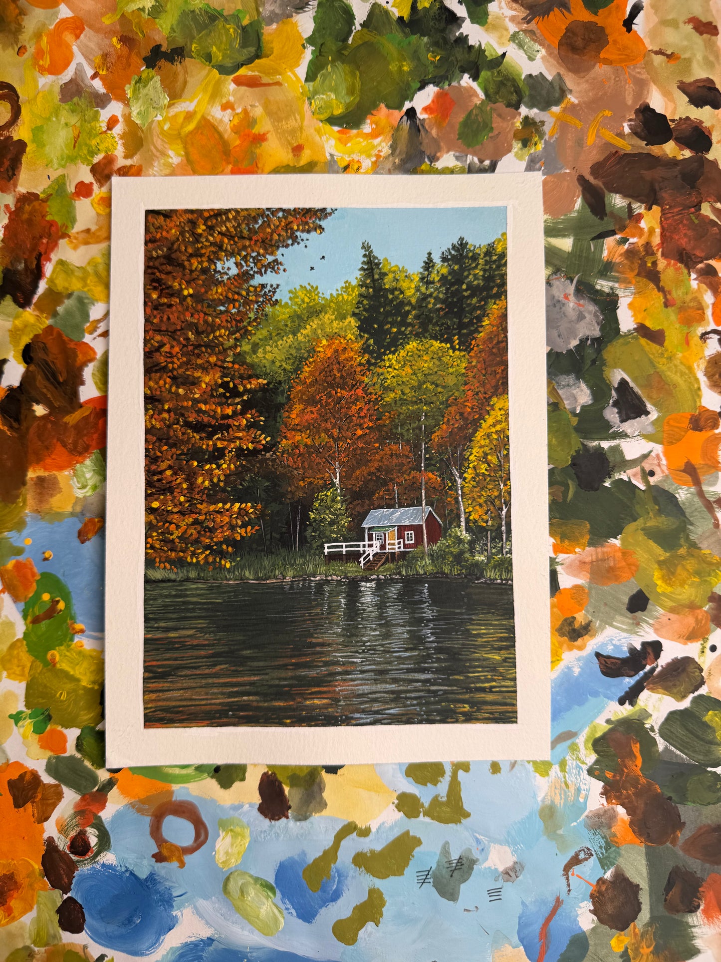 Autumn's Heart Original Painting